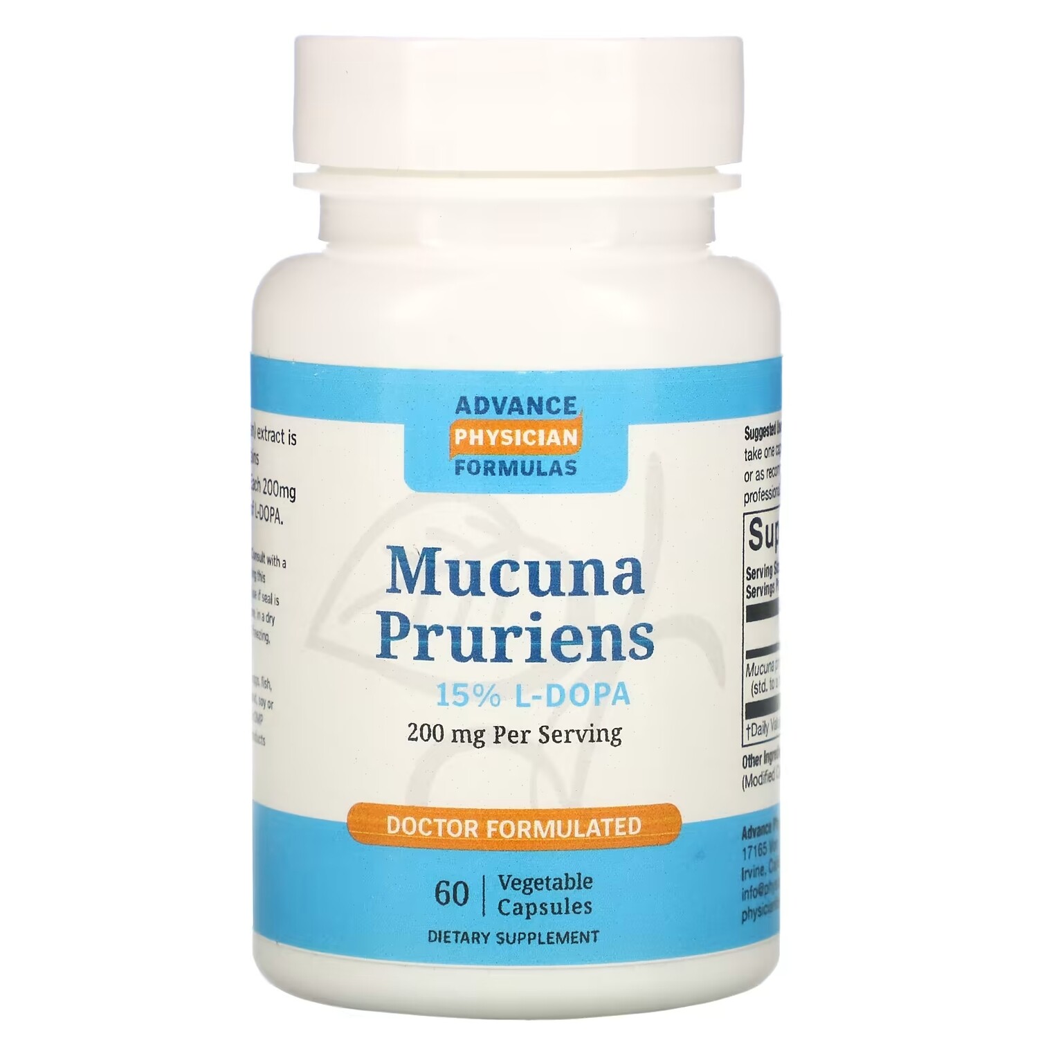 

Advance Physician Formulas Мукуна жгучая 200 мг, 60 капсул