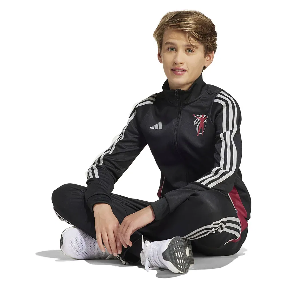 Детские тренировочные брюки с логотипом Jude Bellingham Adidas, Black — фото 4