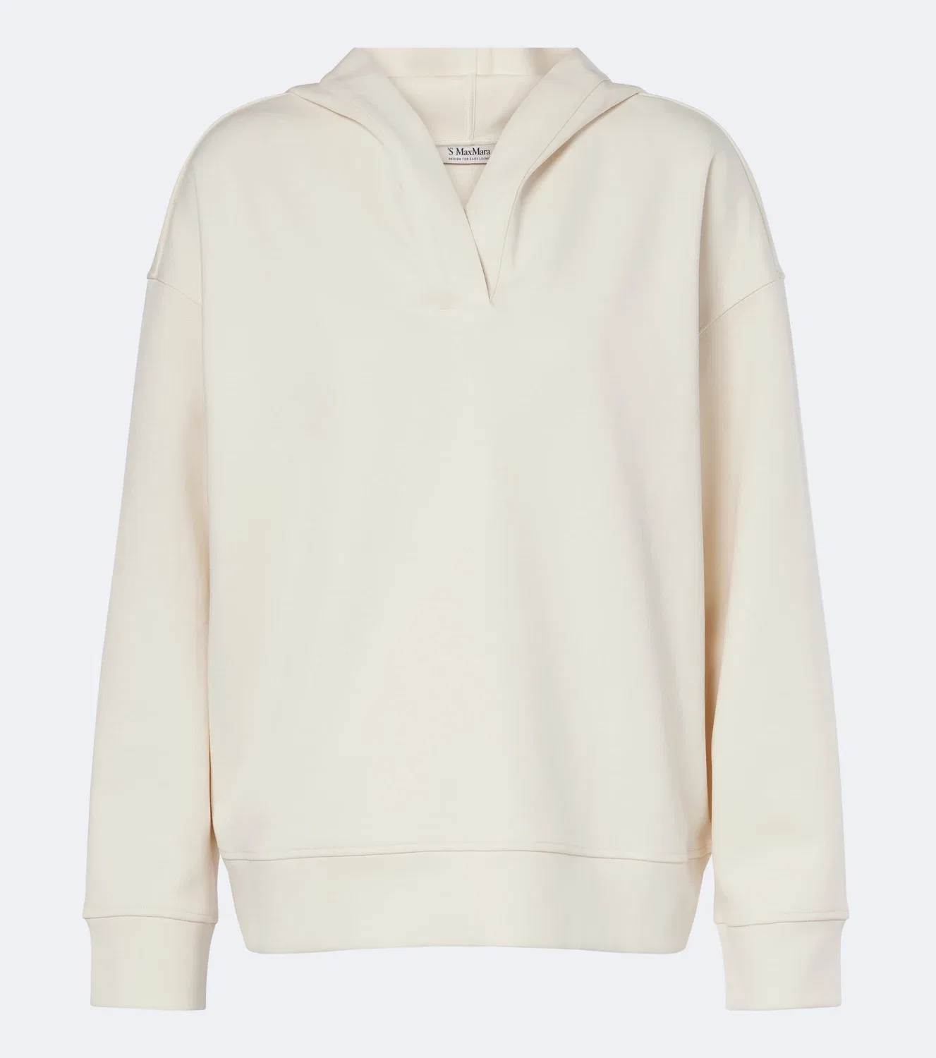 Худи из смесового хлопка 'S Max Mara, белый