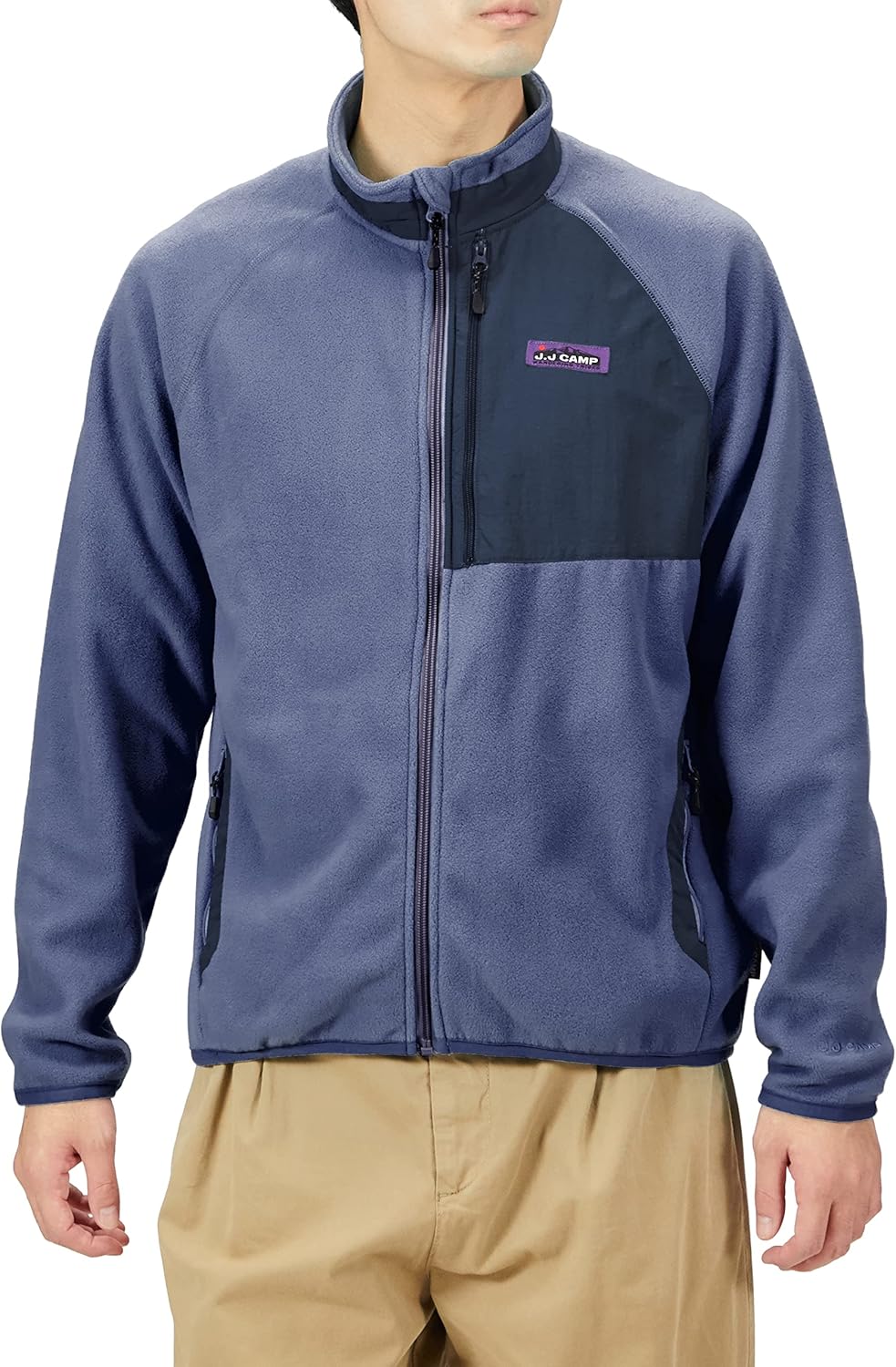 

Унисекс взрослая толстовка из флиса JJ Camp Takky'sop, темно-синий