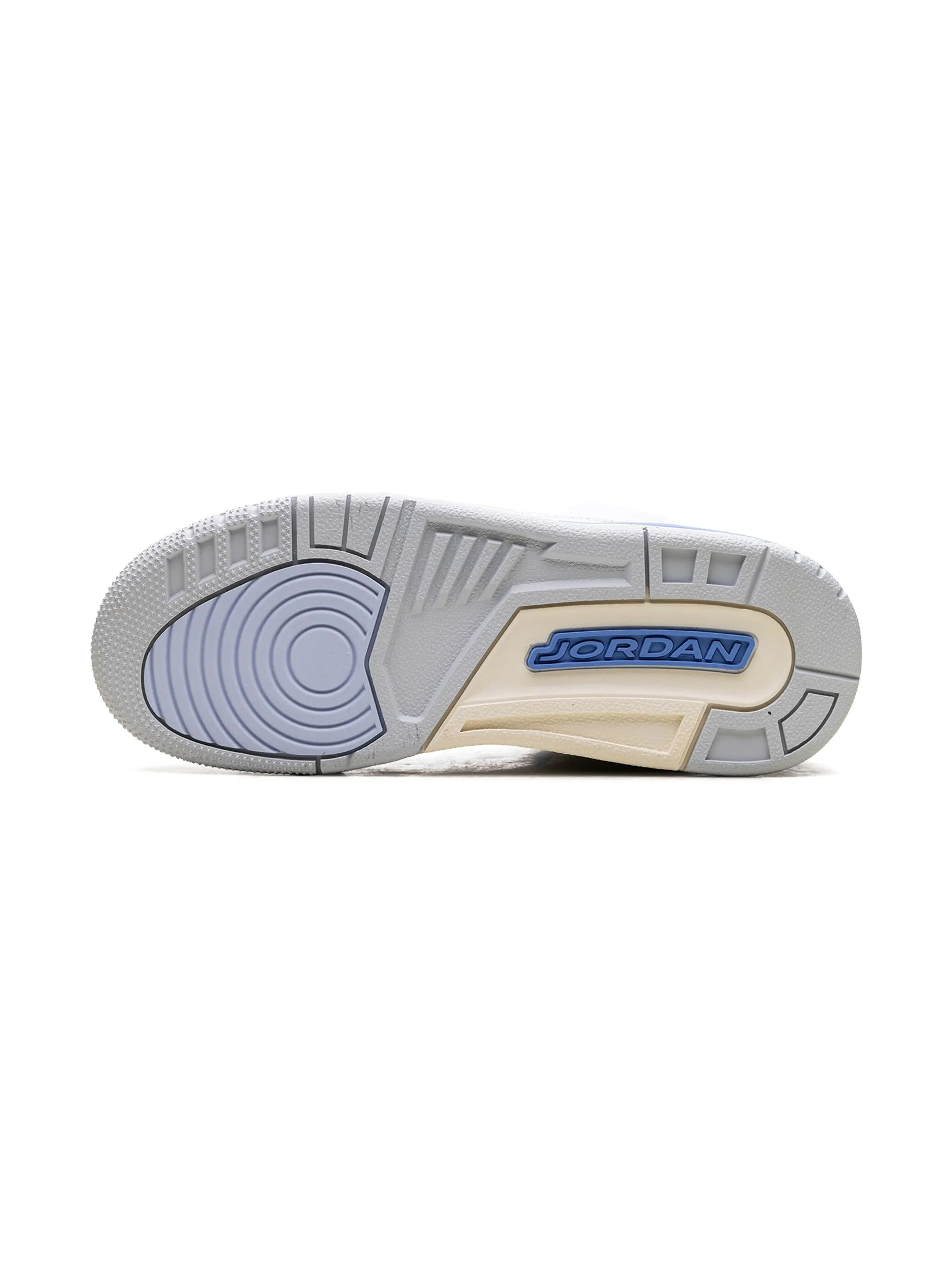 Кроссовки Jordan 3 Retro Lucky Shorts - 101 Summit White/Hydrogen Blue/Legend Blue/Photon Dust/Pure Platinum/Sail Jordan Kids, белый — фото 4