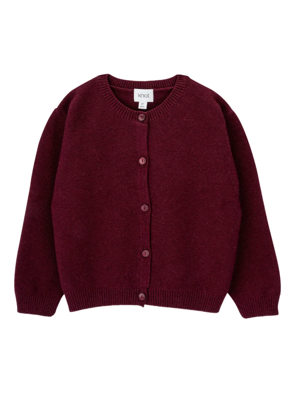 

Кардиган Valentina на пуговицах Knot, красный
