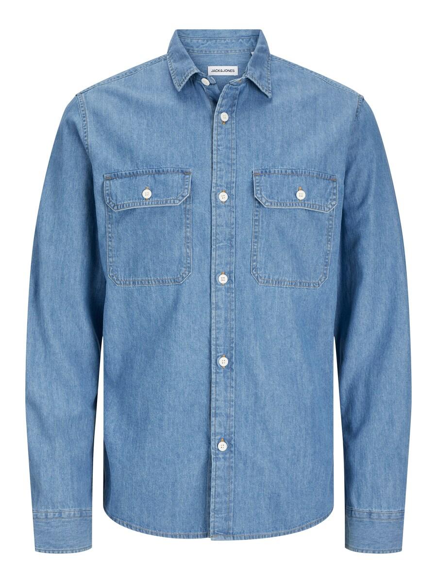 

Рубашка на пуговицах классического кроя JACK & JONES JACK & JONES JJETravis, Blue denim