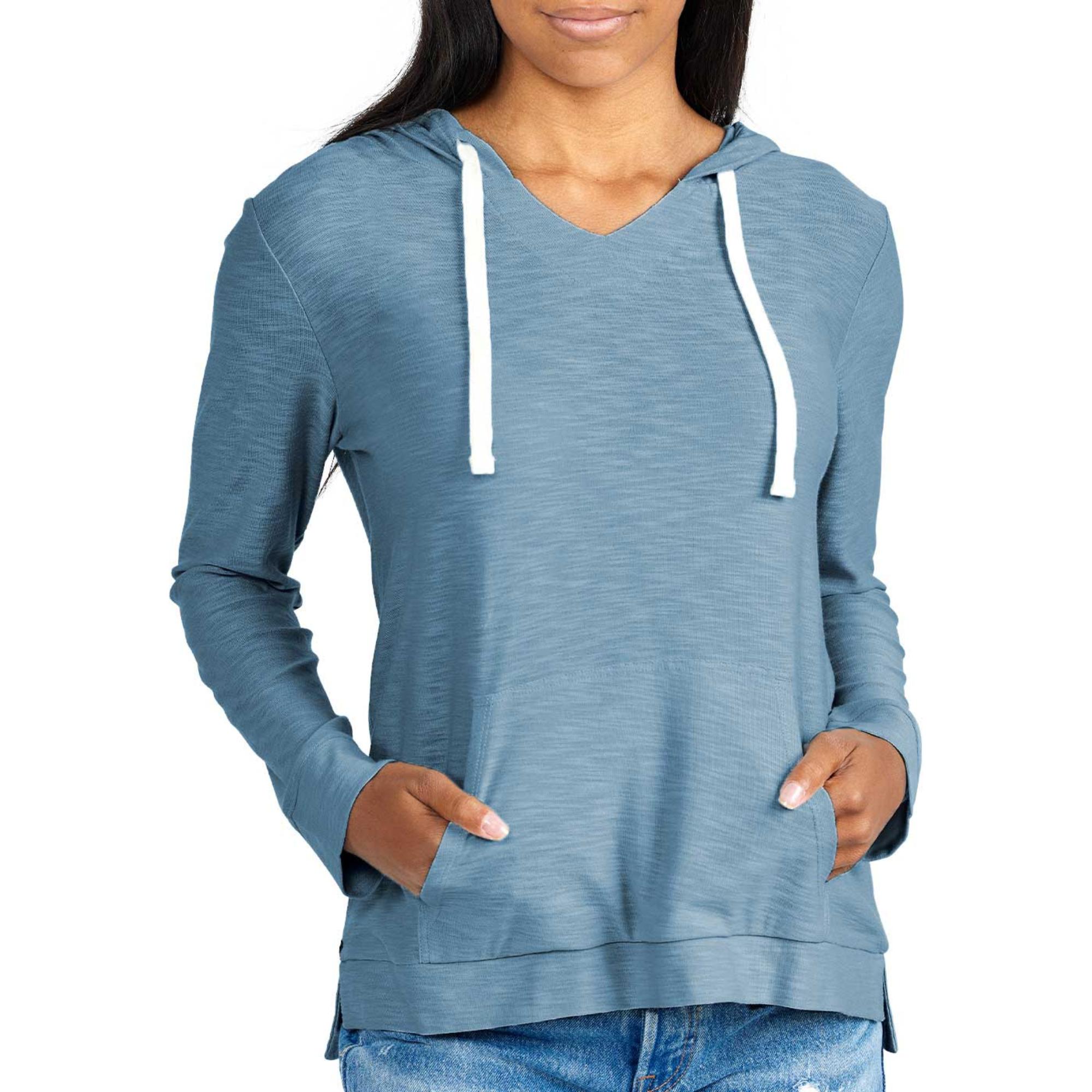 

Женская толстовка с капюшоном из бамбукового волокна Free Fly, Pacific Blue