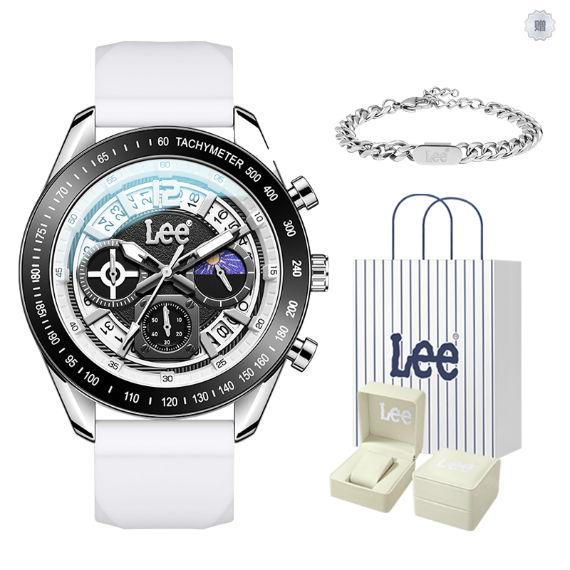 

Lee Часы Wrist Watch Quartz Movement Silicone Strap Black Dial Men's Watch Node Holiday Classic Box, 69LEF-M470P7DS-SSSY-LH2
