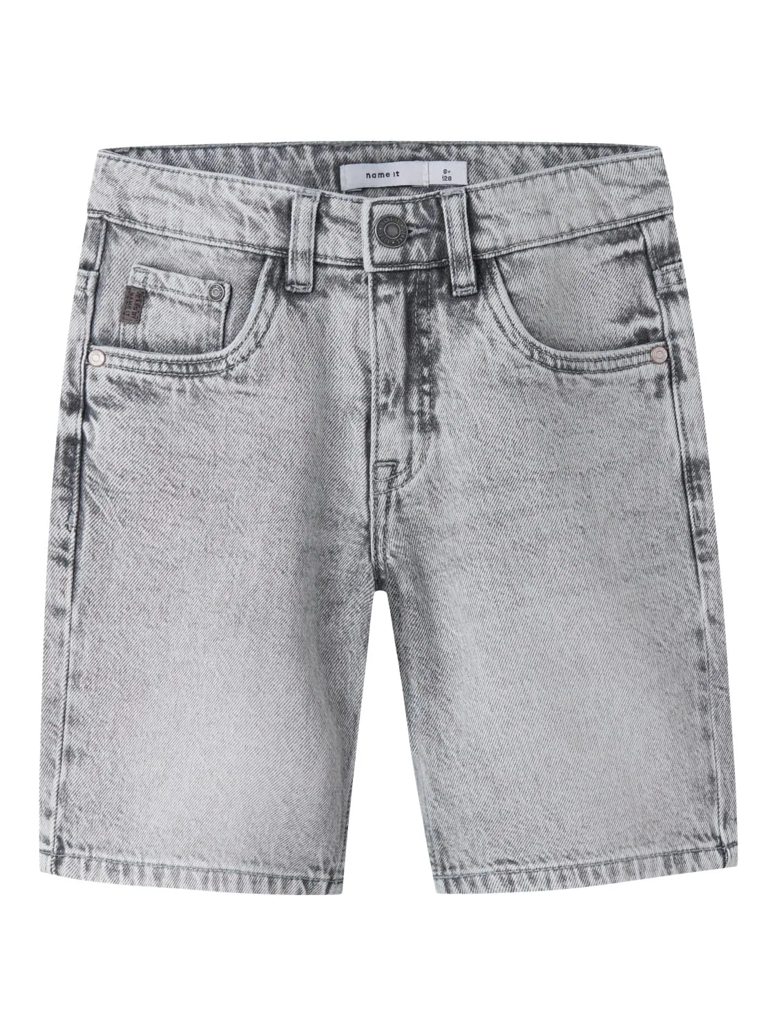 Шорты джинсовые regular fit Name it, серый деним