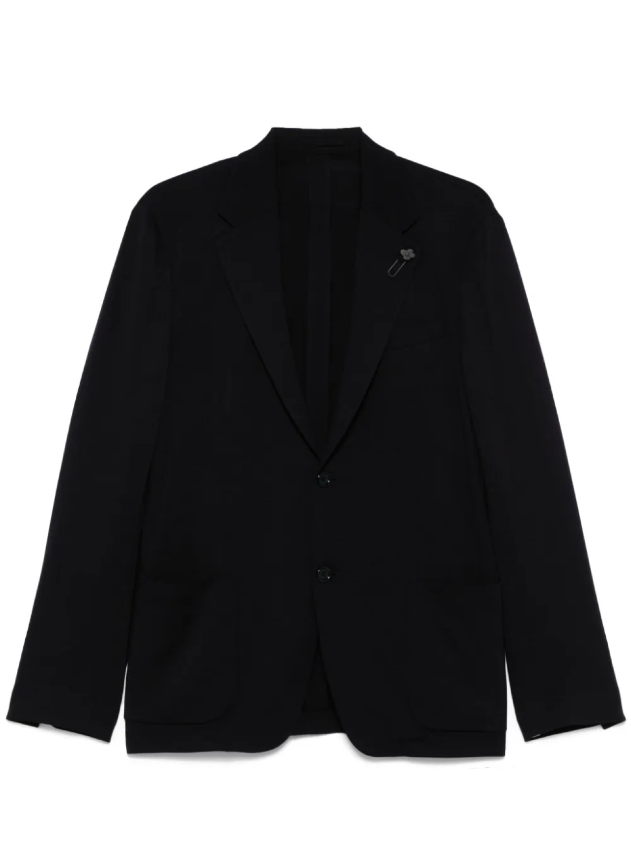 

Блейзер с брошью Lardini, синий