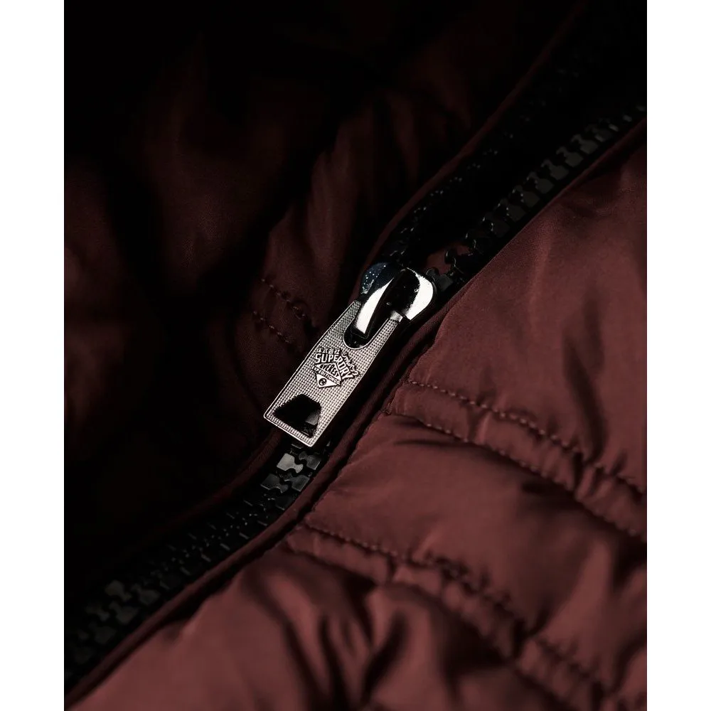 Куртка Superdry Everest Faux Fur Longline, коричневый — фото 2