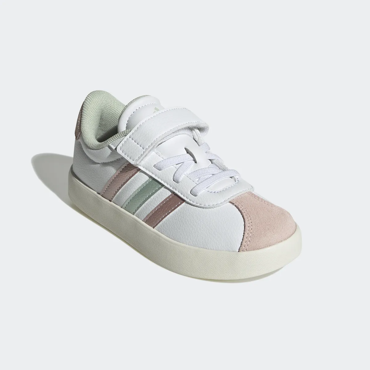 

Кроссовки Adidas Sportswear "VL COURT 3.0 KIDS", вдохновленные дизайном Adidas Samba, белый