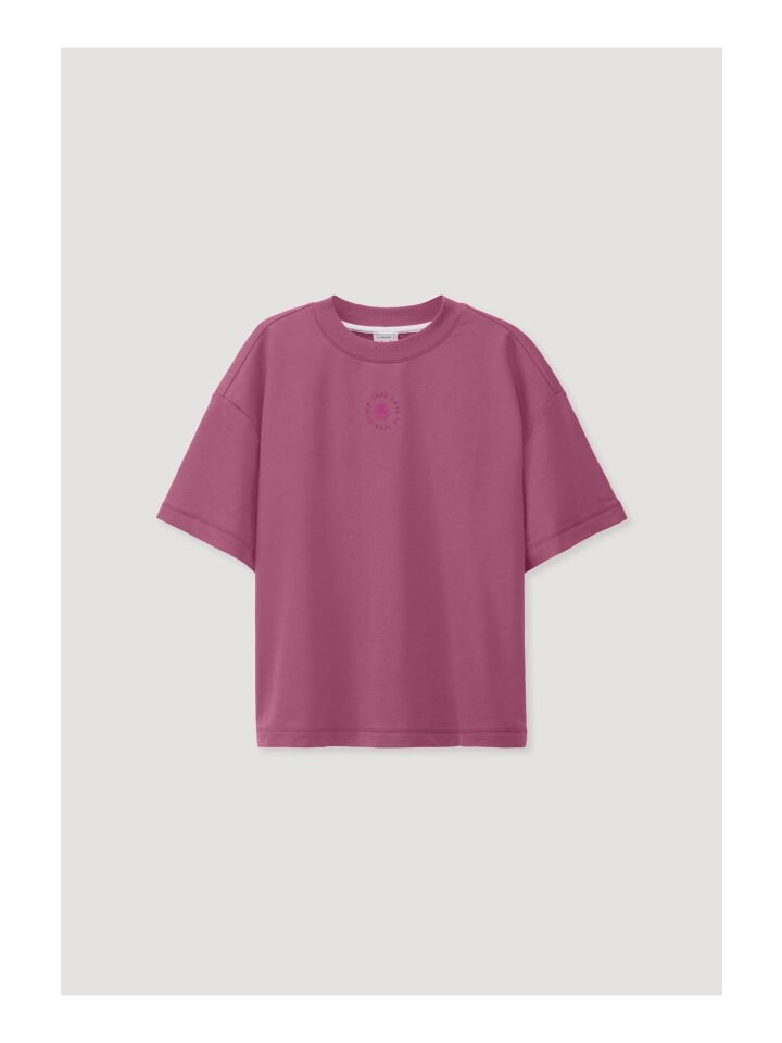 

Домашняя футболка Hessnatur Cropped Oversize aus Bio Baumwolle, фиолетовый