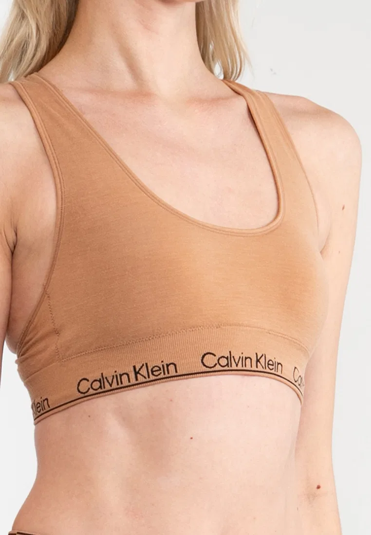 Бюстгальтер-бралетт, с легкой подкладкой, Calvin Klein, сандал — фото 3