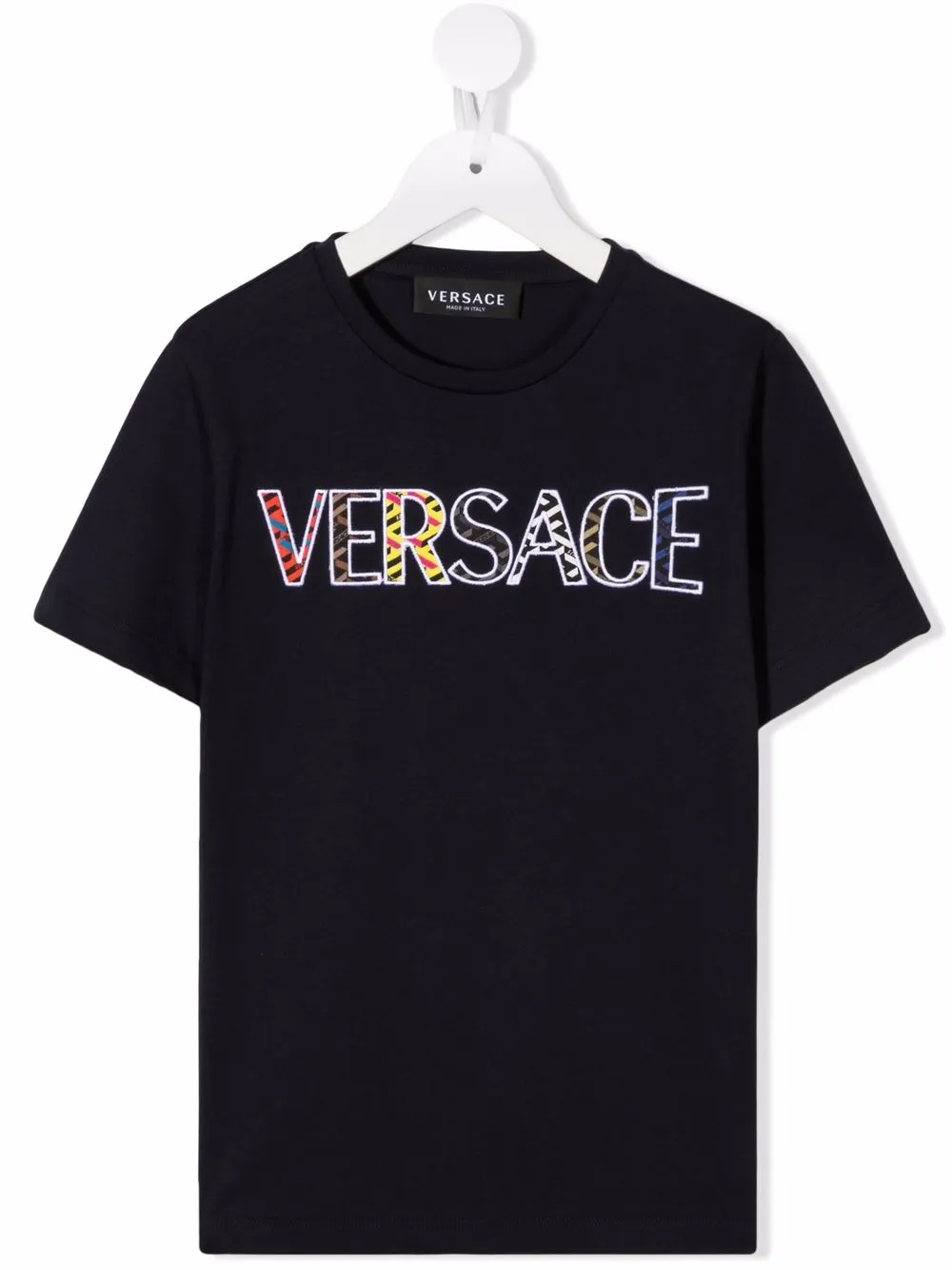 

Футболка с логотипом Versace Kids, синий