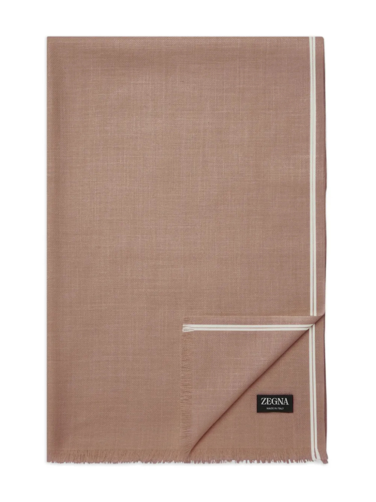 

Шарф Zegna с полосками, нейтральный