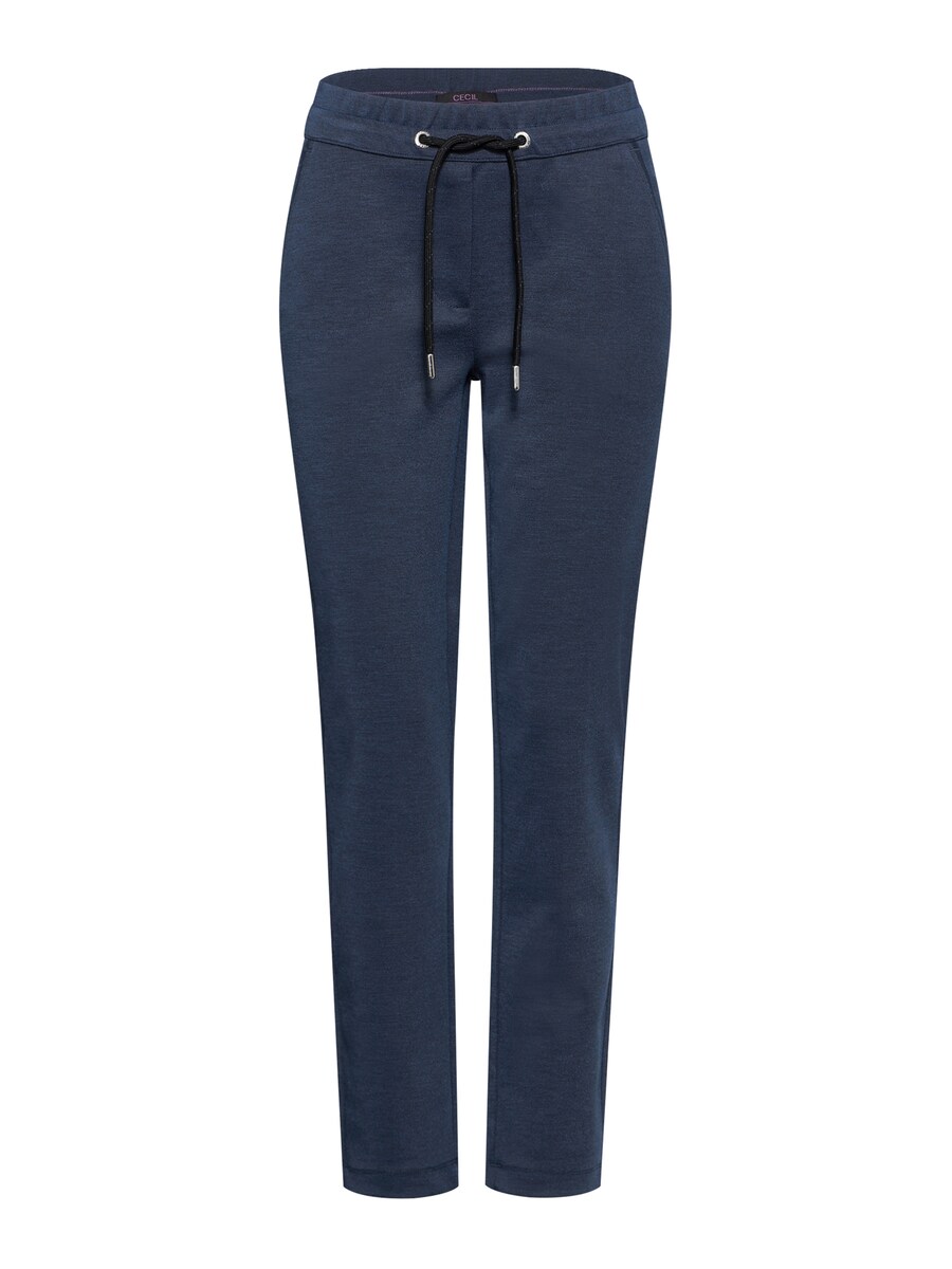 

Тканевые брюки CECIL Slim fit Pants Tracey Dessin, темно-синий