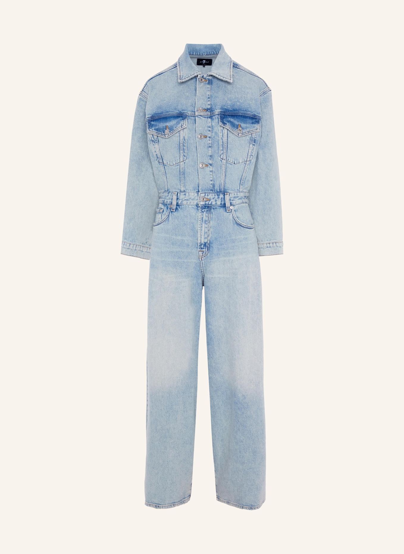 

Свободный комбинезон 7 For All Mankind, синий