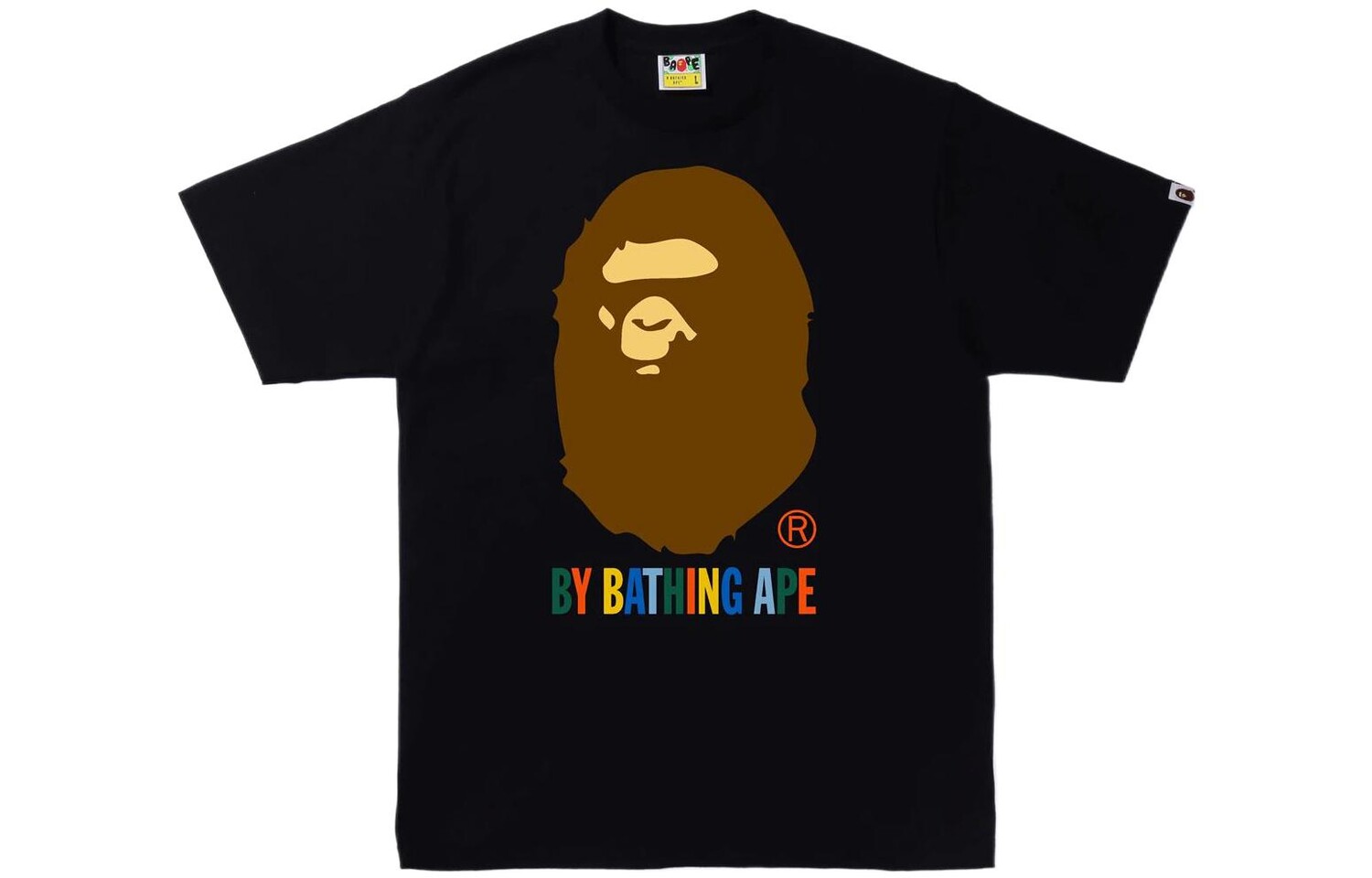 

Футболка BAPE Colors By Bathing Ape черная A Bathing Ape, черный