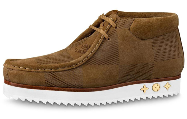 

Модные мужские повседневные мужские низкие бежевые Louis Vuitton
