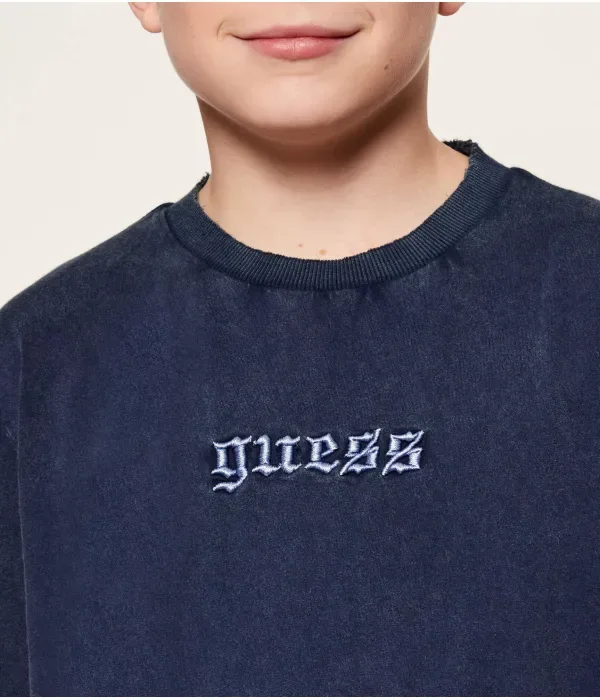 Футболка oversize fit Guess, темно-синий — фото 4