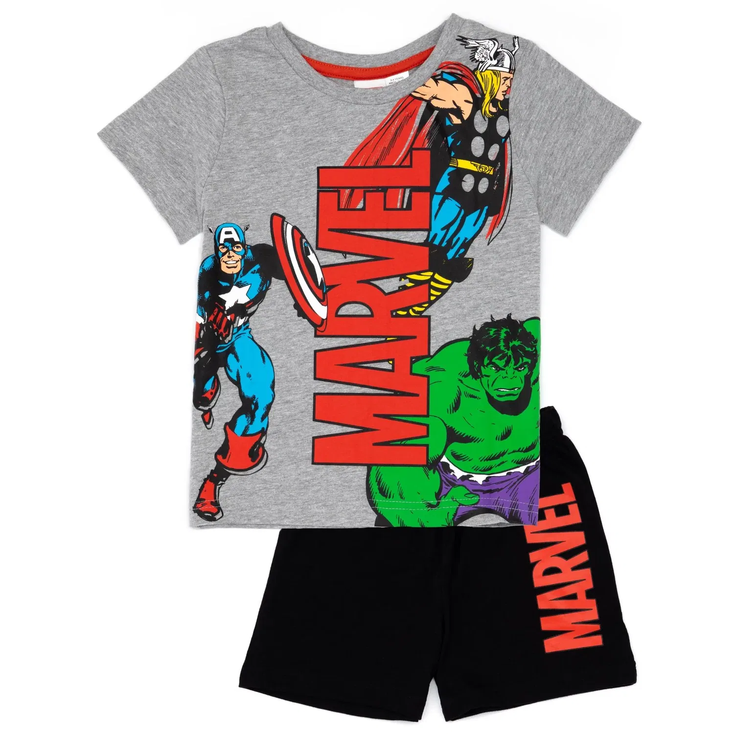 Пижама для мальчиков с Marvel Disney, черный