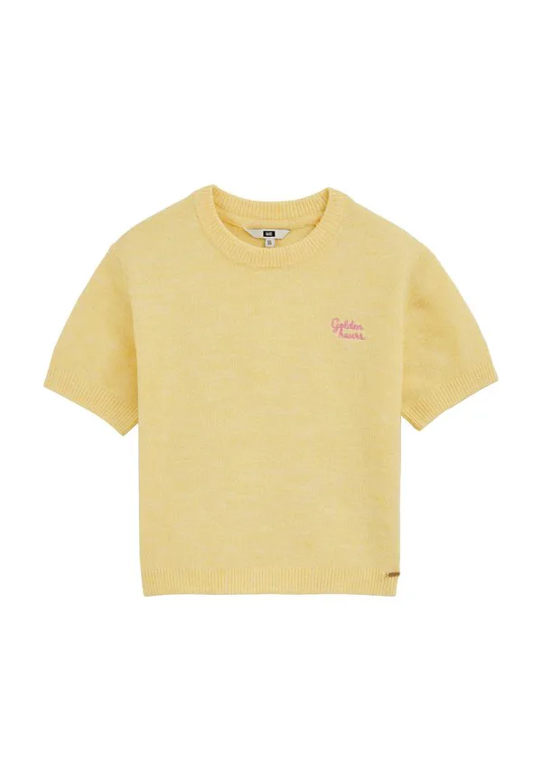 Простая футболка We Fashion, Light Yellow — фото 4
