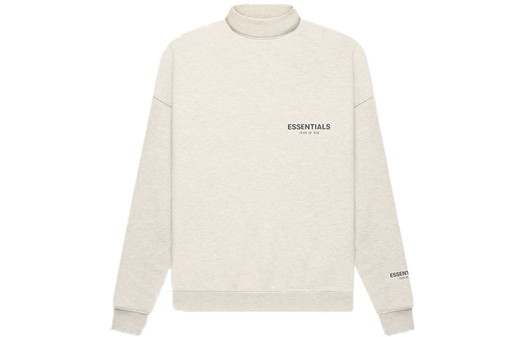 Футболка-поло с воротником стойкой Core Collection Fear Of God Essentials, светло-бежевый — фото 2