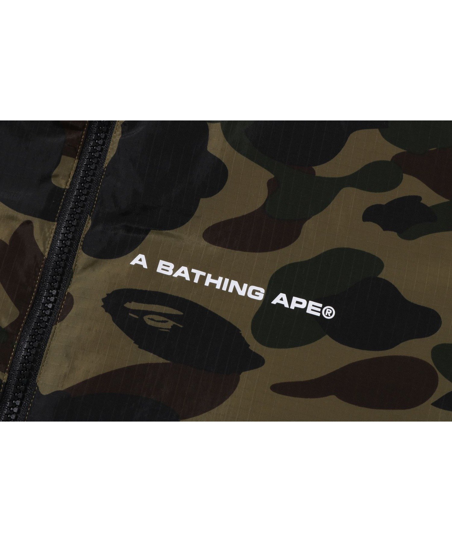 Пуховая куртка 1-го камуфляжного цвета A Bathing Ape, Green — фото 4