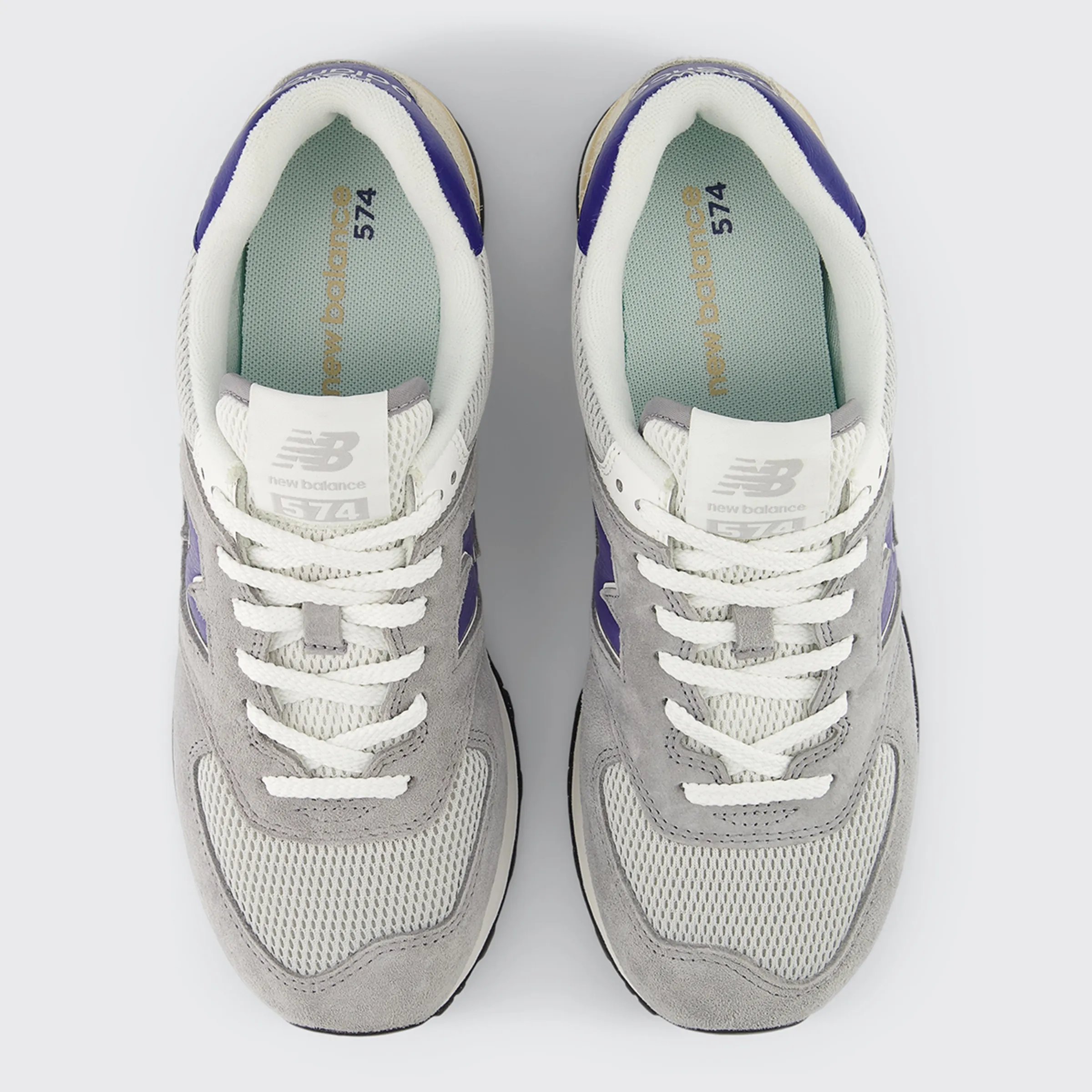 Повседневные кроссовки 574 для мужчин New Balance, серый — фото 3