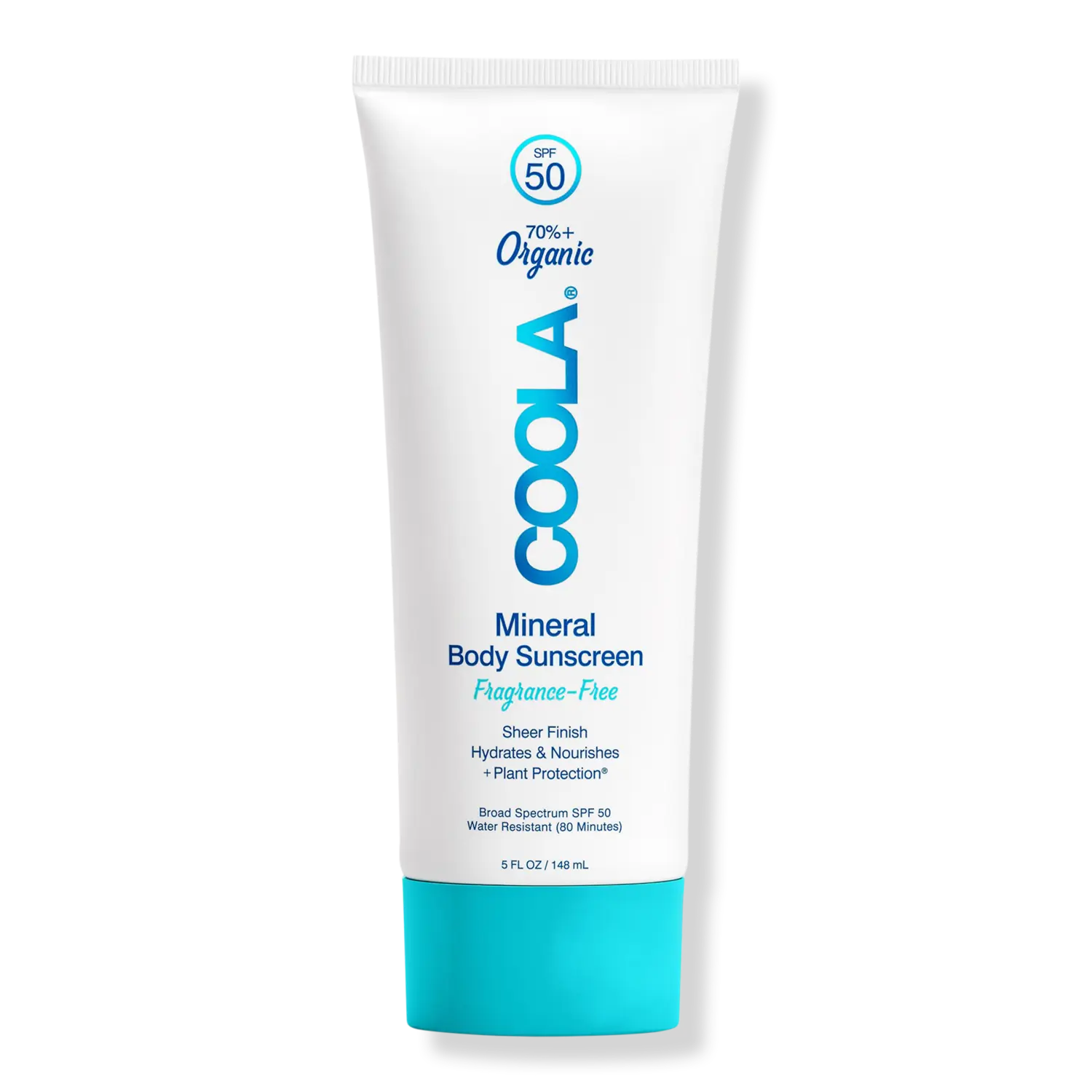 

Минеральный солнцезащитный лосьон для тела без отдушек, SPF 50 COOLA