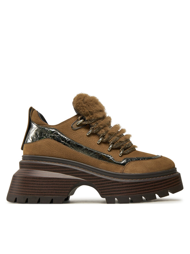 Туфли на плоской подошве MICHAEL Michael Kors Shiloh Bootie 40F4SSFE8L, коричневый
