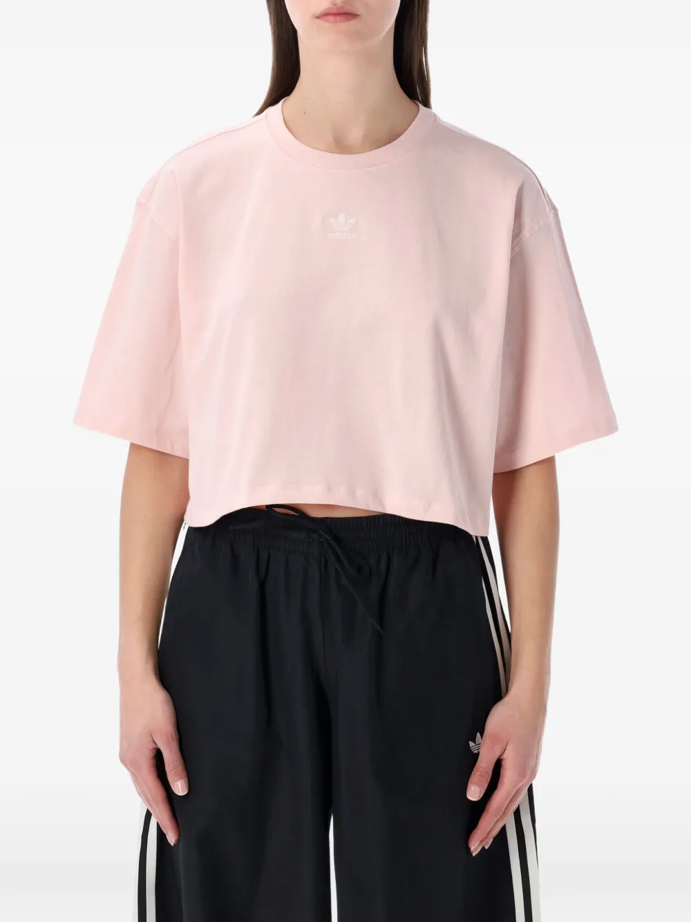 

Футболка с логотипом Adidas, розовый