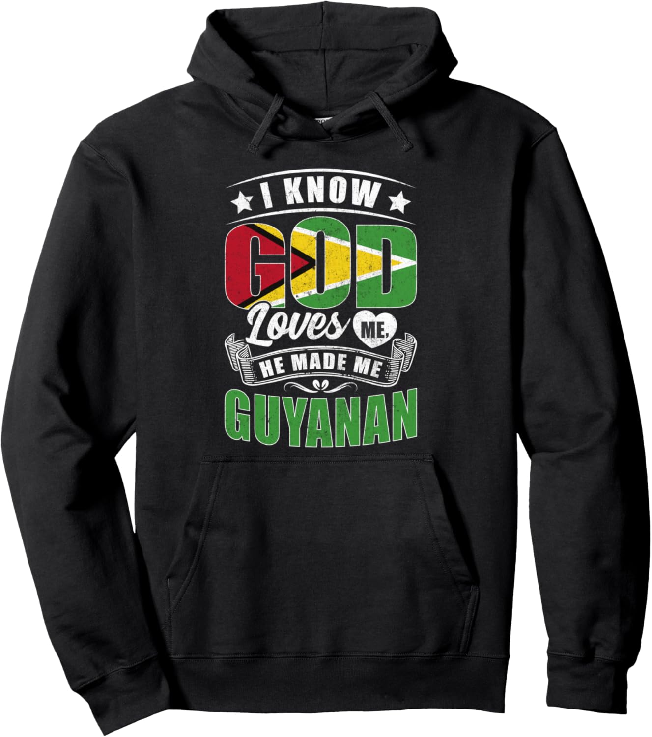 

Худи с гайанским дизайном для мужчин и женщин 99 Gifts Guyanan Fan T-Shirts & Jersey, черный