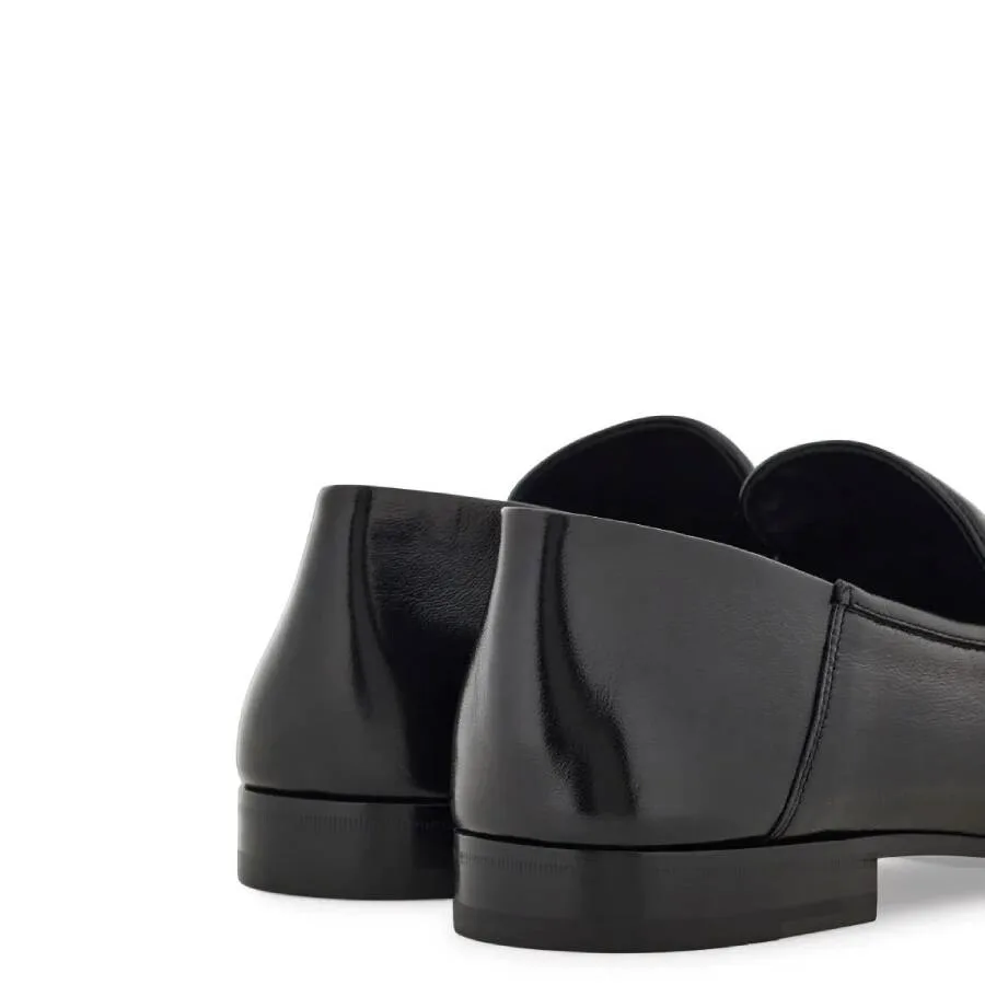 Лоферы Ferragamo Gancini Ornament Hybrid, черный — фото 3
