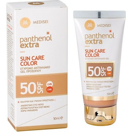 

Солнцезащитный гель для лица Sun Care Color Spf50 с цветом 50 мл Panthenol Extra