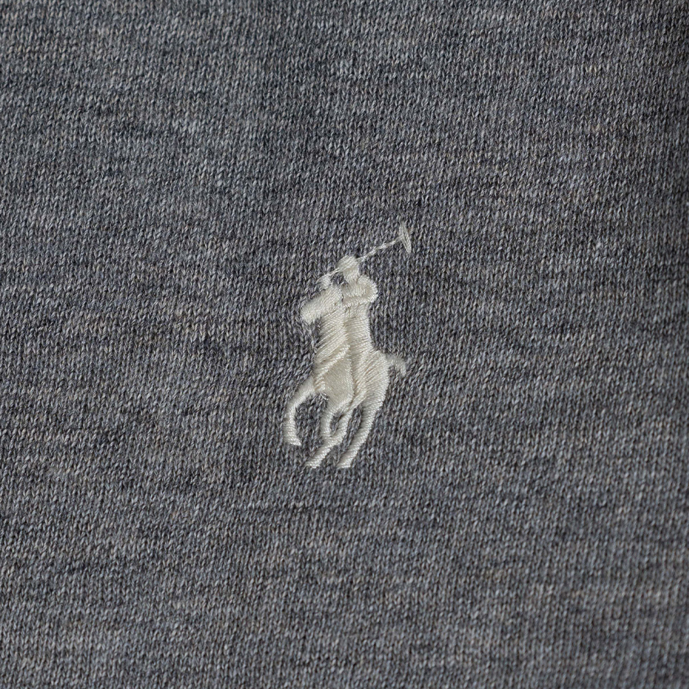 Женское серое платье с длинными рукавами Polo Ralph Lauren, серый — фото 3