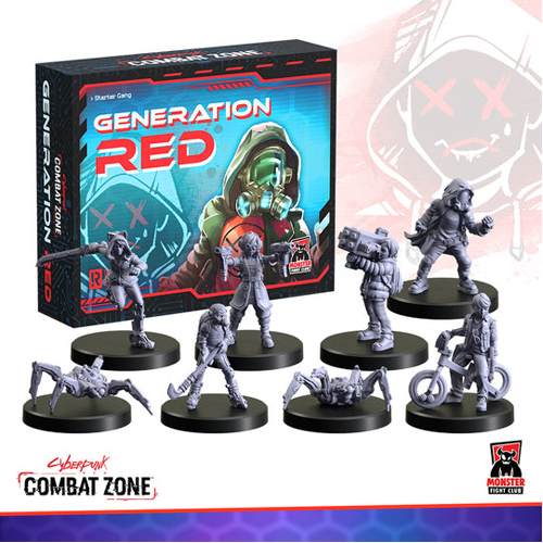 

Фигурка Cyberpunk Red:Combat Zone Generation Red Faction Starter Box