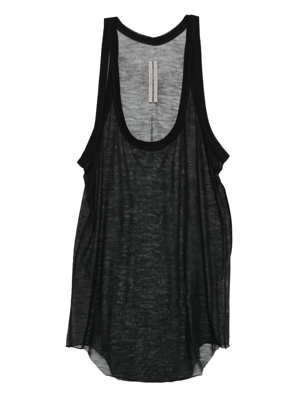 

Топ с круглым вырезом Rick Owens, черный