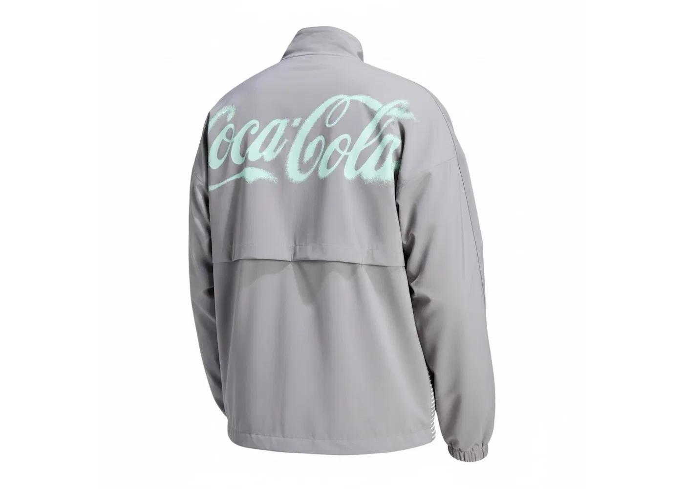 Мужская куртка с принтом Teamgeist Adidas x Coca-Cola, цвет Grey Three — фото 2