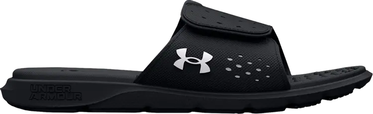 Сандалии Under Armour Wmns Ignite 7 Slide Black White, черный