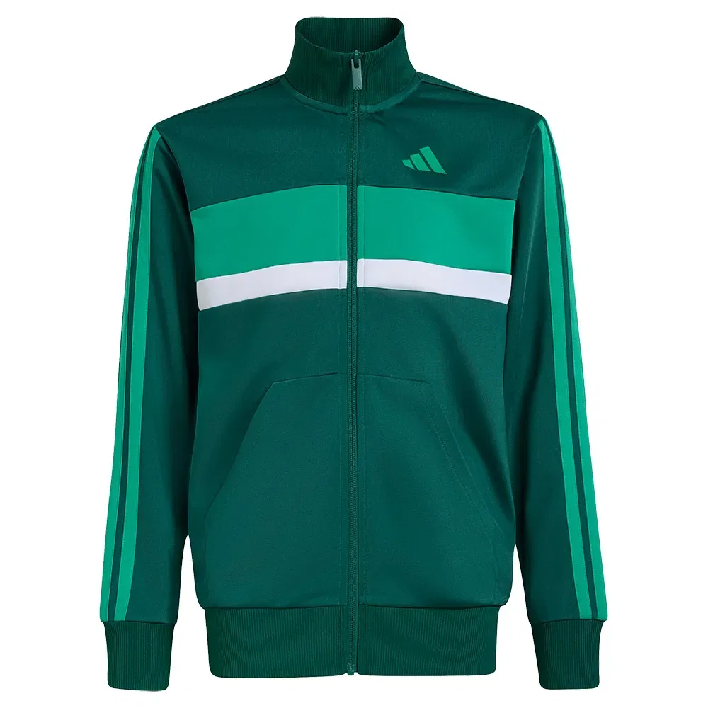 Детский спортивный костюм с принтом Tiberio 3-Stripes Adidas, Green — фото 3