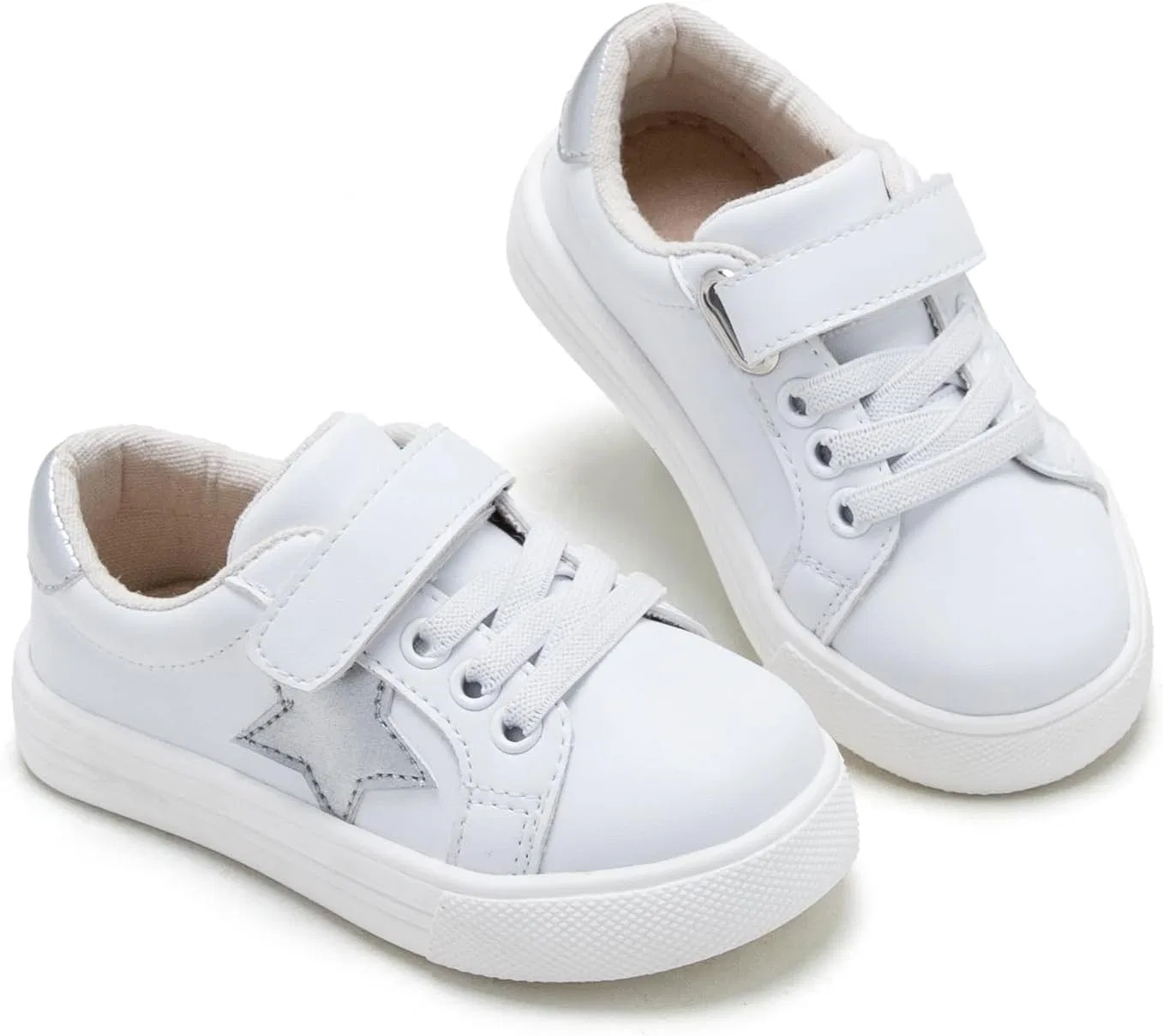 Детские легкие кроссовки для бега и прогулок ESTINE, Silver