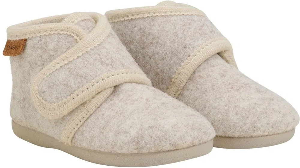 Домашние тапочки с застежкой-липучкой Slippers Wool Hook and Loop En Fant, бежевый