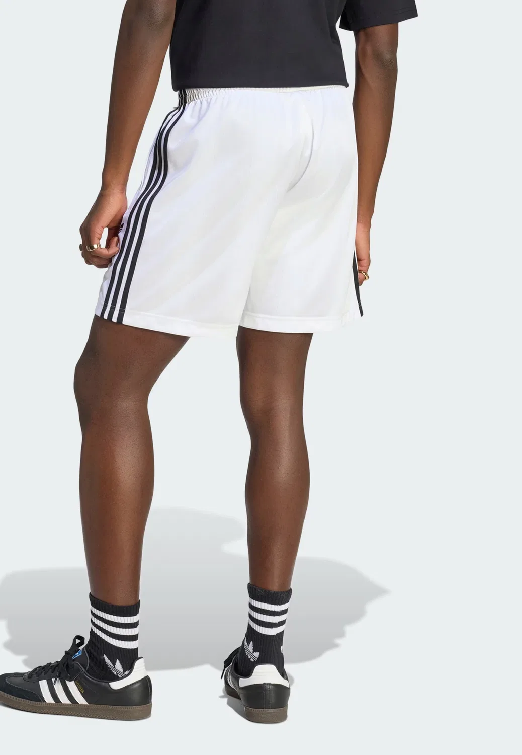 Шорты Adidas Originals Regular Pants Adicolor белого цвета — фото 3