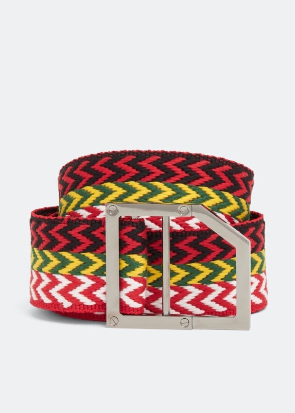 

Ремень LANVIN Curb belt, разноцветный