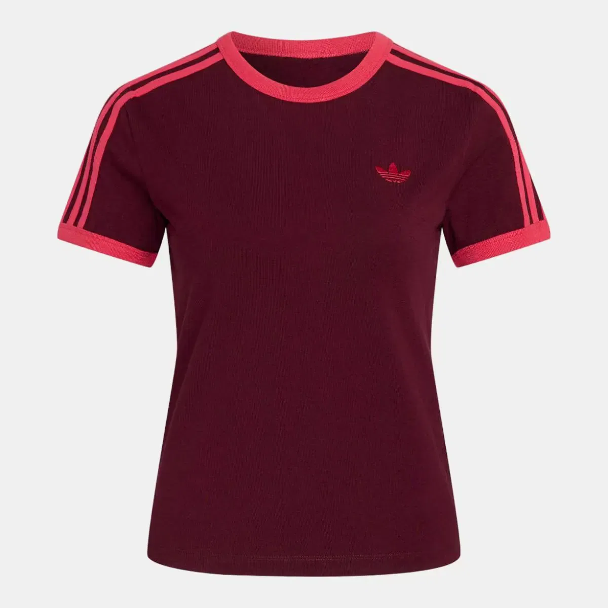 Женская футболка с длинным рукавом adidas, Бургунди