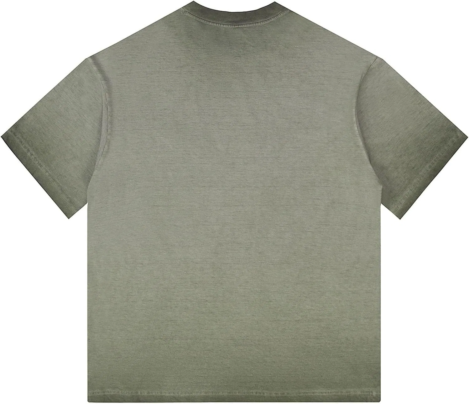Мужская футболка с градиентным принтом Tie Dye, Army Green — фото 4