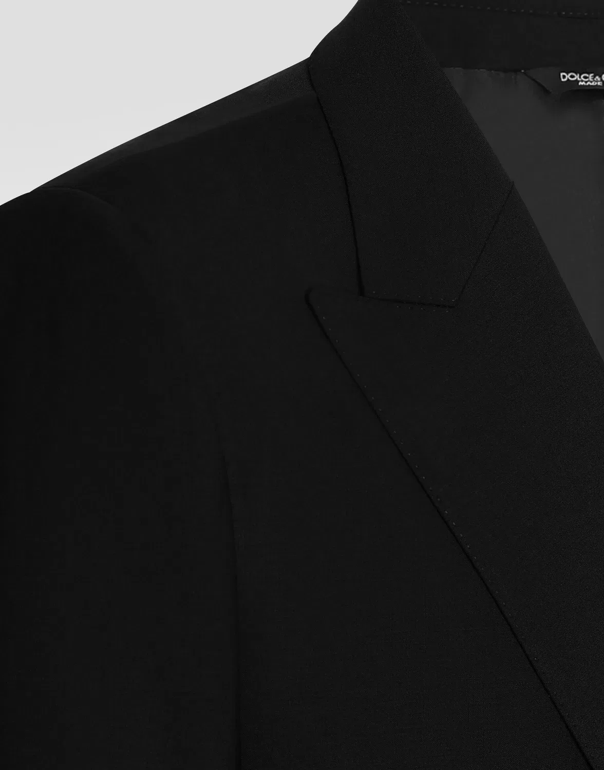 Легкая двубортная шерстяная куртка Sicilia Dolce & Gabbana, черный — фото 3