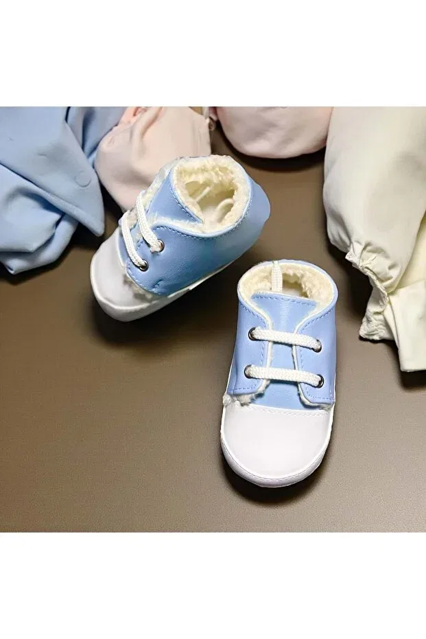Детские пинетки из плюша Love Maxx, Blue