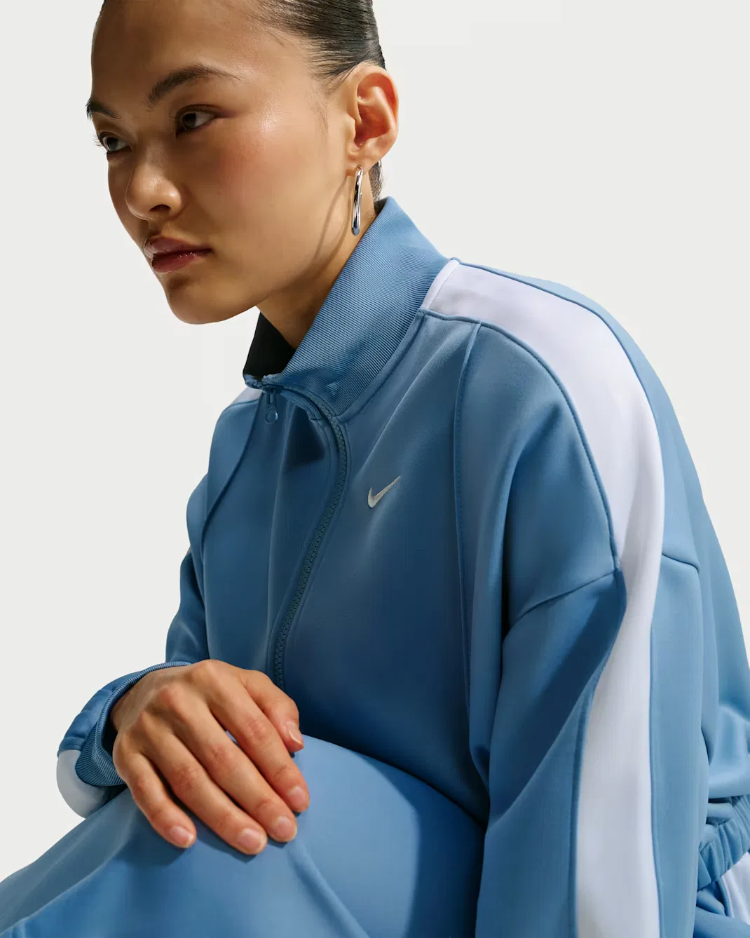 Женская спортивная куртка Nike Sportswear, Work Blue/White/Sail — фото 3