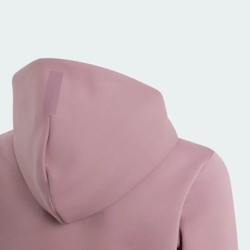 Детское худи adidas Z.N.E. Full Zip с капюшоном и молнией, Magic Mauve / Wonder Orchid — фото 2