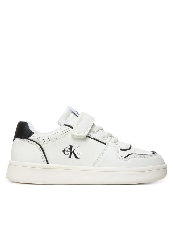 Кроссовки Low Cut Lace-Up/Velcro Calvin Klein, белый